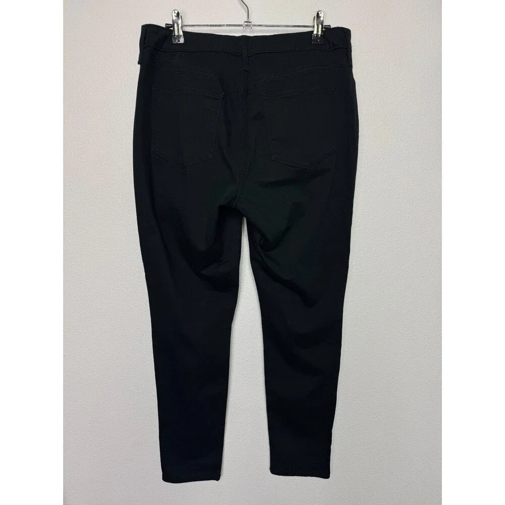 Universal Thread Size 10 Curvy Skinny Jeans Black Mid Rise Denim Cotton Stretch - Picture 4 of 10